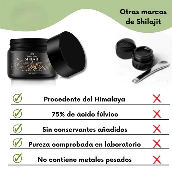 Shilajit del Himalaya: toma el control de una vida sana y equilibrada